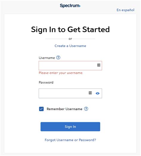 spectrum tv guide login